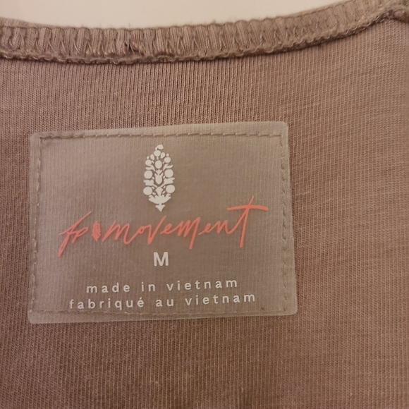 Free People Movement Hot Shot Onesie Mocha Latte Medium - Picture 4 of 13